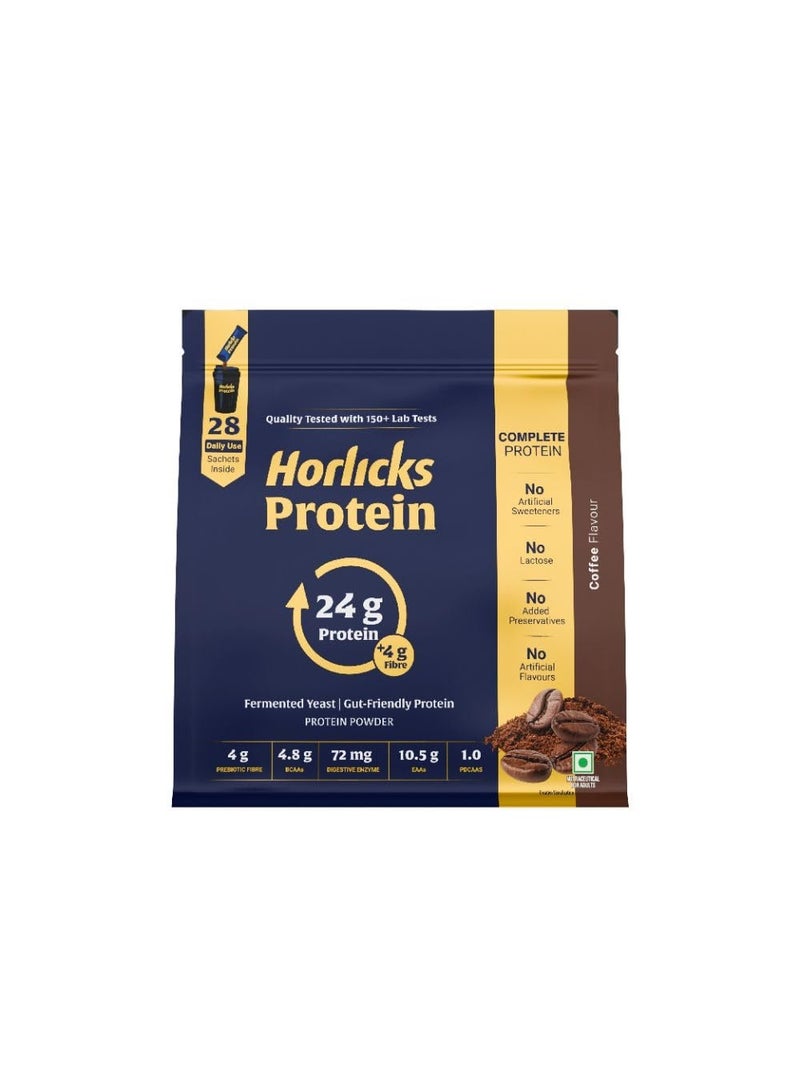 Horlicks Protein Powder 1 Kg, Coffee Flavour, 28 Daily Sachets, 24g Protein - Image 2