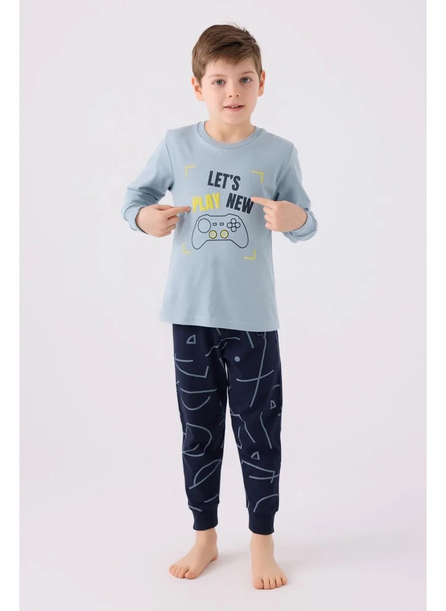 RolyPoly Boy Long Sleeve Pajama Set RP3379 Soft Green