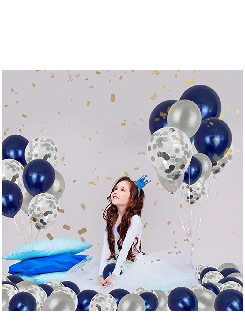 Y&D Birthday Decorations Men Blue Party for Women Boys Grils, Happy Balloons Decor Suit - Image 5