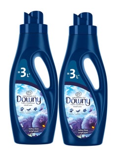 Downy Fabric Conditioner Concentrate Valley Dew with Color Protection Longe Lasting Freshness 1L Pack of 2  - Image 2