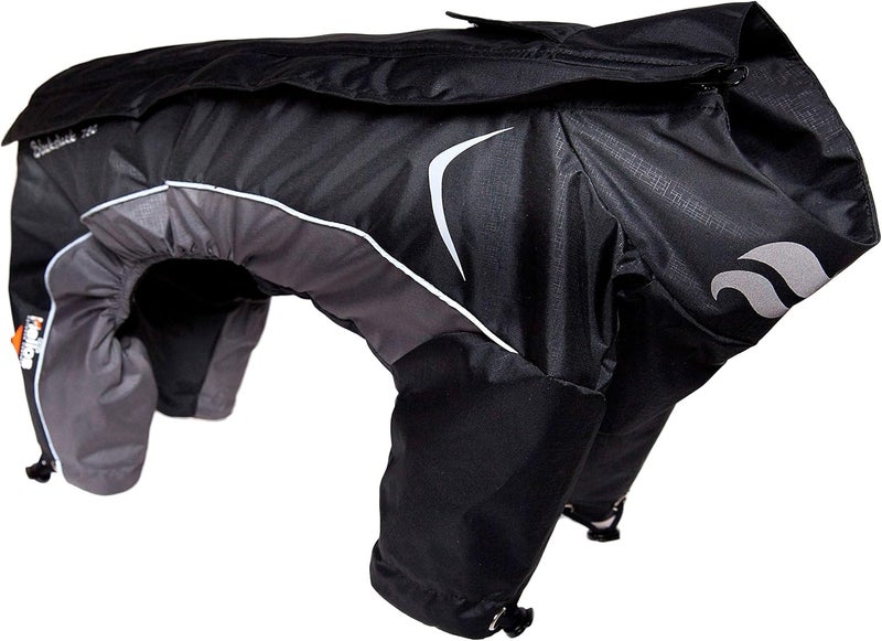 PuTwo DOGHELIOS Blizzard FullBodied ComfortFitted Adjustable and 3M Reflective Winter Insulated Pet Dog Coat Jacket w Blackshark Technology XSmall Black - Image 5