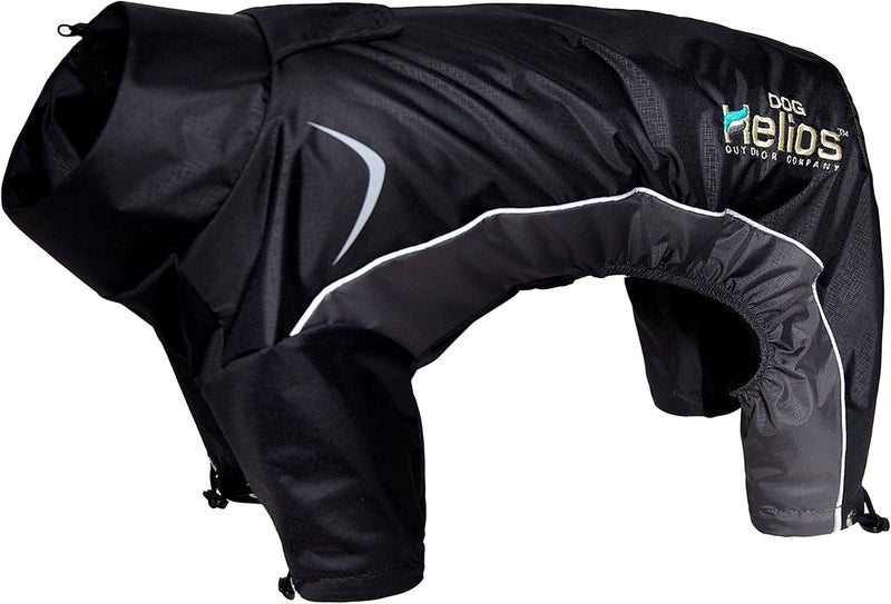 PuTwo DOGHELIOS Blizzard FullBodied ComfortFitted Adjustable and 3M Reflective Winter Insulated Pet Dog Coat Jacket w Blackshark Technology XSmall Black - Image 4