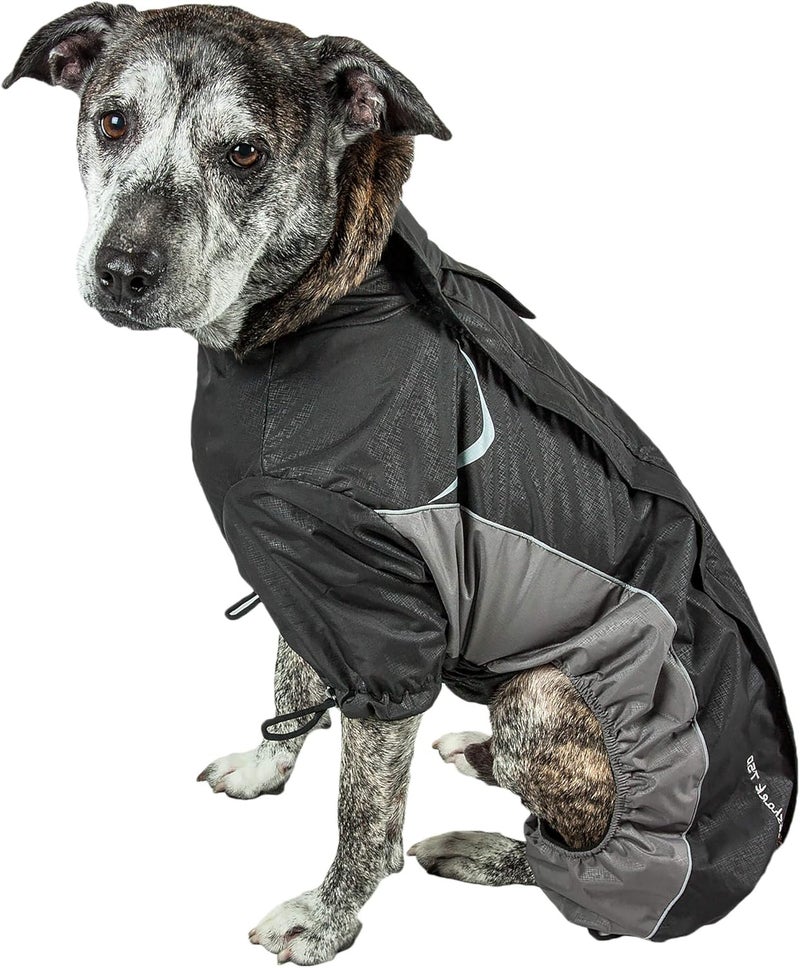 PuTwo DOGHELIOS Blizzard FullBodied ComfortFitted Adjustable and 3M Reflective Winter Insulated Pet Dog Coat Jacket w Blackshark Technology XSmall Black - Image 2