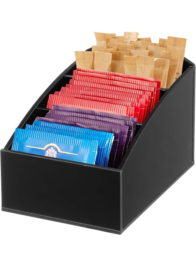 TPGP حامل أكياس الشاي، حامل أكياس السكر، حامل جهاز التحكم عن بعد، صندوق تخزين مكتبي - Image 1