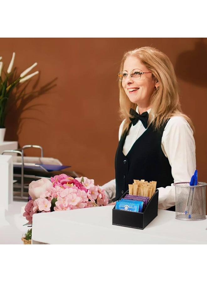 TPGP حامل أكياس الشاي، حامل أكياس السكر، حامل جهاز التحكم عن بعد، صندوق تخزين مكتبي - Image 3