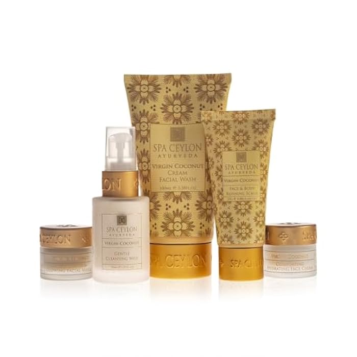 Spa Ceylon Virgin Coconut Skin Care Essentials Set | 100% virgin coconut | Face care | Gift set | all types skin | Seasonal Gifting - Image 2
