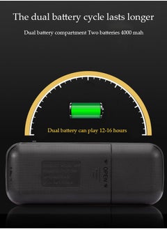 DUNISO Digital Radio, Portable Radio, Digital Jukebox, Supports TF Card, Rechargeable And Battery Powered，Suitable For Elderly And Household Use,120*46*33mm  - Image 4
