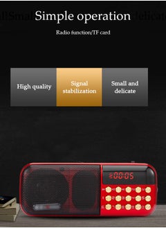 DUNISO Digital Radio, Portable Radio, Digital Jukebox, Supports TF Card, Rechargeable And Battery Powered，Suitable For Elderly And Household Use,120*46*33mm  - Image 2