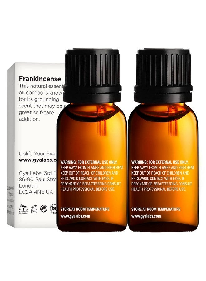 gya labs Frankincense And Myrrh Oils For Diffuser (0.34 Fl Oz X 2) - Image 2