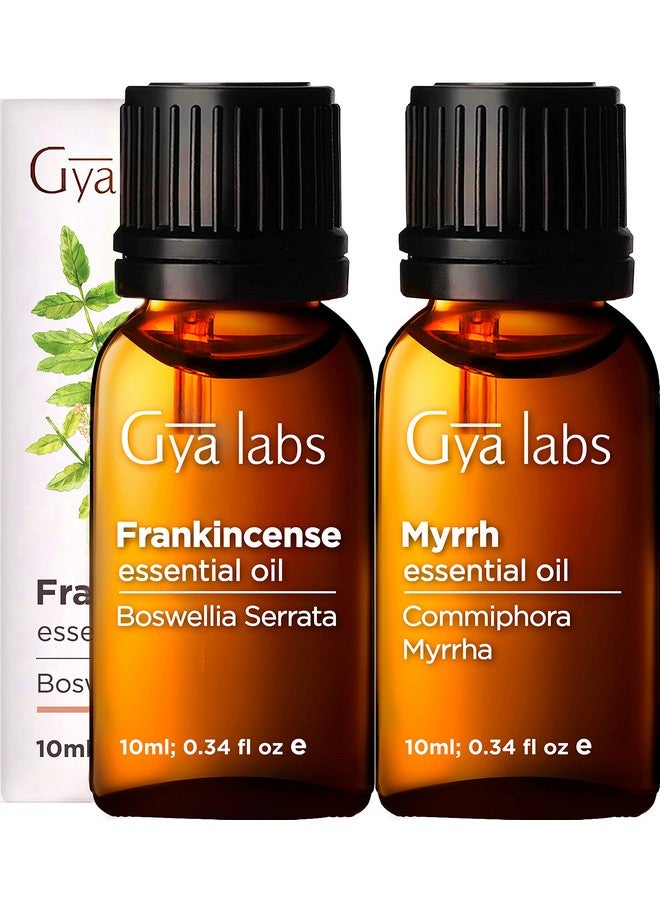 gya labs Frankincense And Myrrh Oils For Diffuser (0.34 Fl Oz X 2) - Image 1