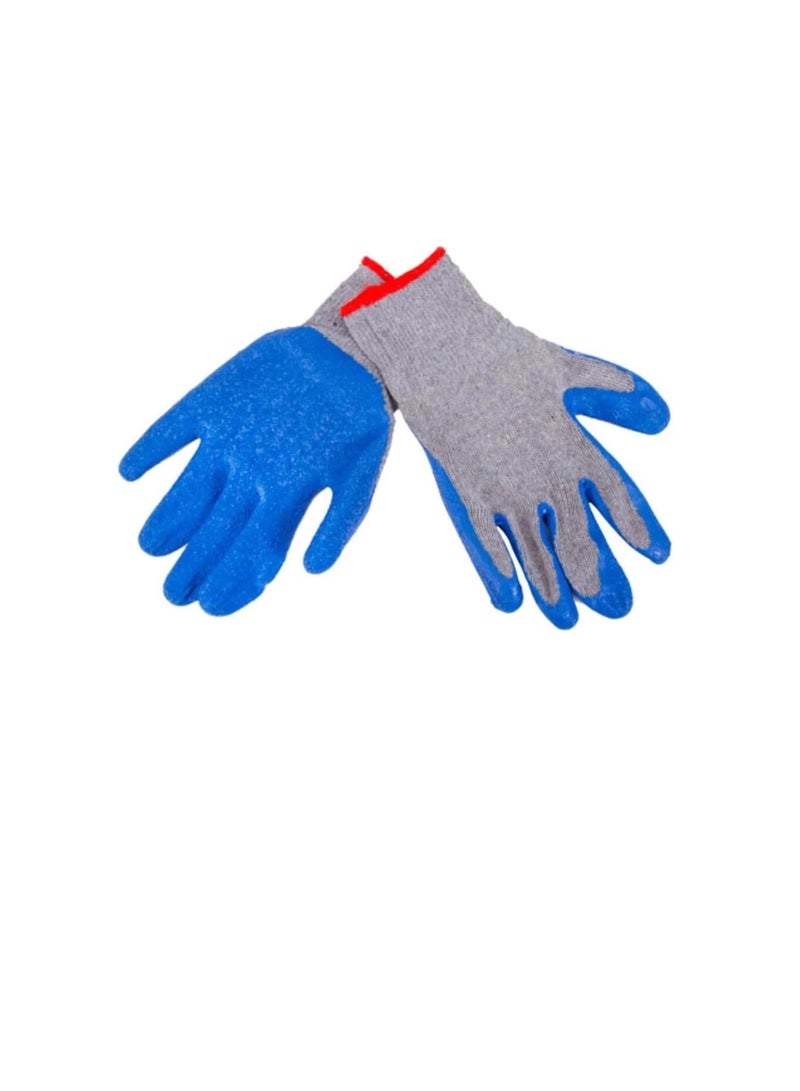 Latex Coated Work Gloves One Size Fits All 1 pair - Image 3