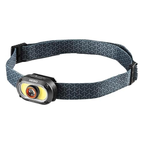 NEBO MYCRO 500+ Rechargeable Headlamp | 500 Lumens, 7 Light Modes, Water Resistant, Detachable Hat Clip, Super Bright Head Lamp for Camping & Hiking, Includes Micro USB-C Charging Cable - Image 1