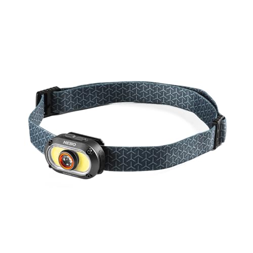 NEBO MYCRO 500+ Rechargeable Headlamp | 500 Lumens, 7 Light Modes, Water Resistant, Detachable Hat Clip, Super Bright Head Lamp for Camping & Hiking, Includes Micro USB-C Charging Cable - Image 1
