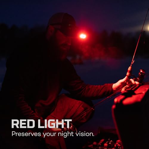 NEBO MYCRO 500+ Rechargeable Headlamp | 500 Lumens, 7 Light Modes, Water Resistant, Detachable Hat Clip, Super Bright Head Lamp for Camping & Hiking, Includes Micro USB-C Charging Cable - Image 5
