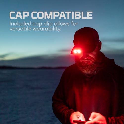 NEBO MYCRO 500+ Rechargeable Headlamp | 500 Lumens, 7 Light Modes, Water Resistant, Detachable Hat Clip, Super Bright Head Lamp for Camping & Hiking, Includes Micro USB-C Charging Cable - Image 3