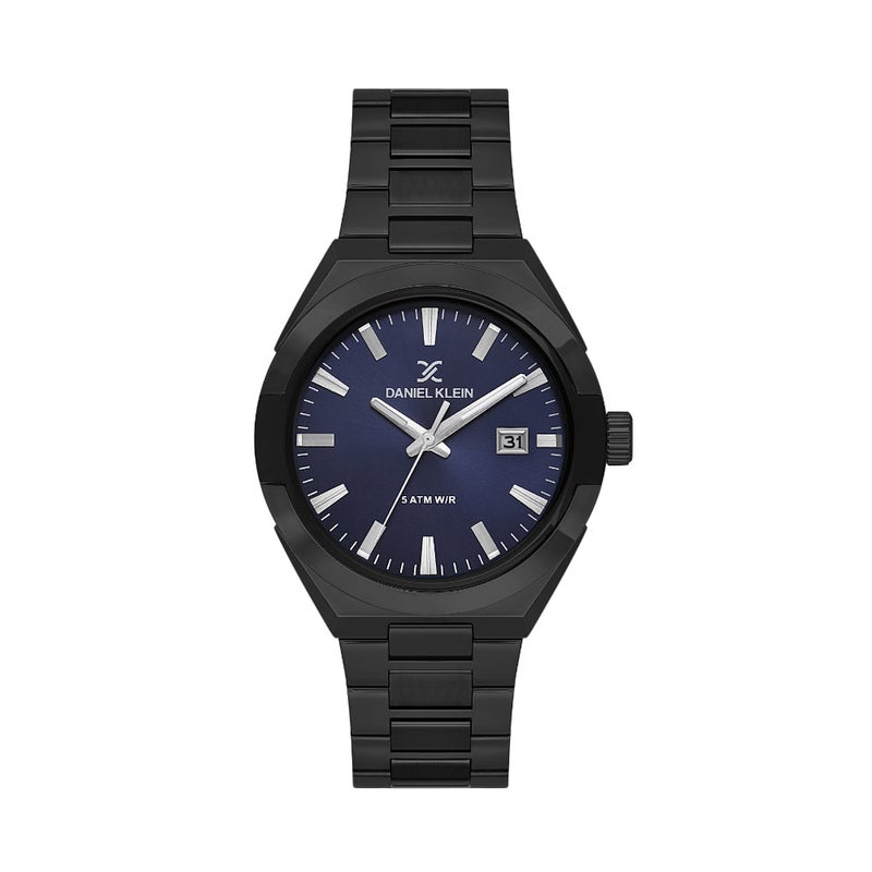 DANIEL KLEIN Premium Black Stainless Steel Watch for Men DK.1.14145-5 - Image 1