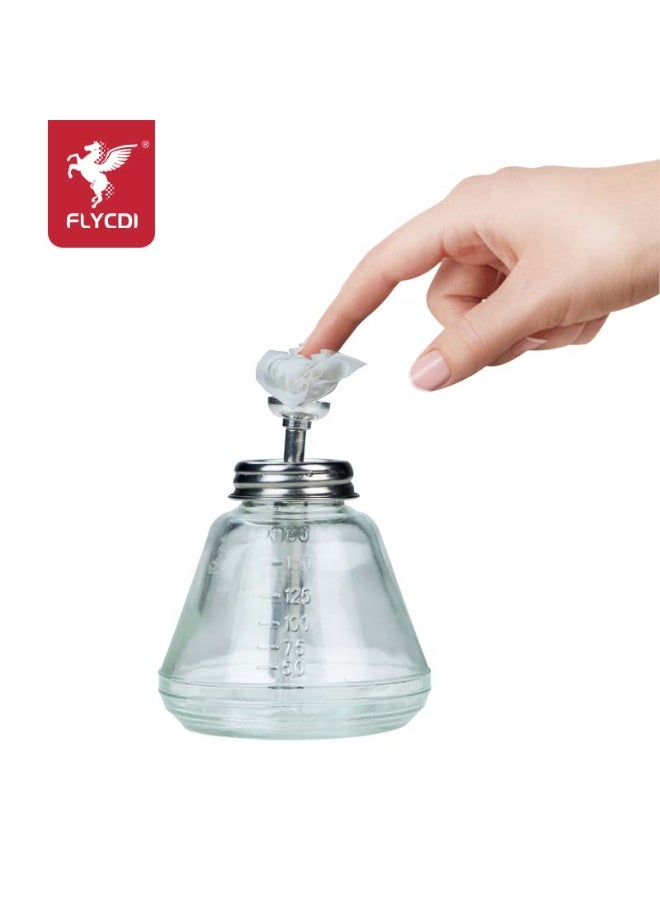 FLYCDI Glass Alcohol Dispenser Bottle 180ml – FTE-001 - Image 1
