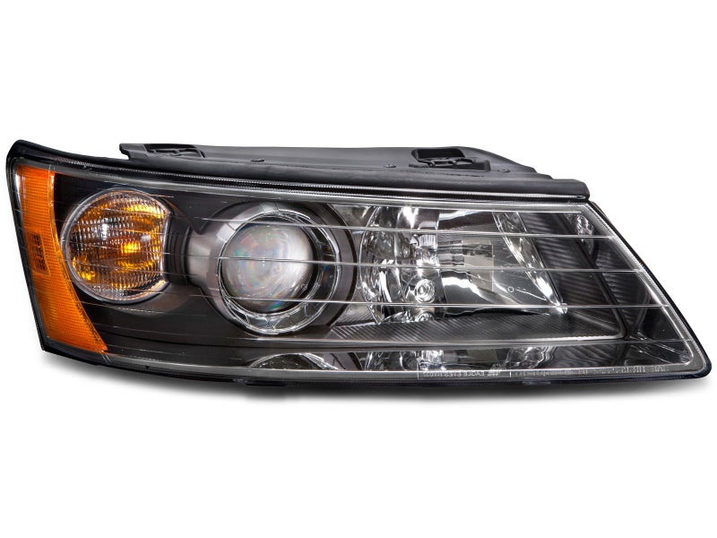 HEADLIGHTSDEPOT Halogen Headlight Compatible with Hyundai Sonata 20062008 Includes Right Passenger Side Headlamp