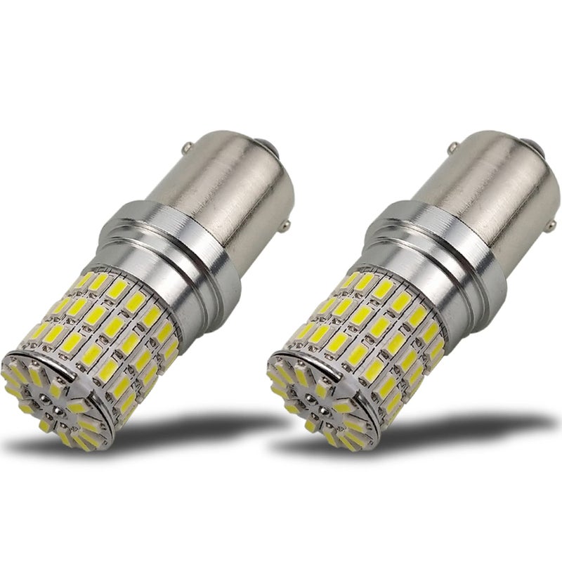 iBrightstar 9-30V Extremely Bright 1156 1141 1003 BA15S LED Bulbs Replacement for Back Up Reverse Lights,Brake Tail Lights and Rv Camper Lights, Xenon White
