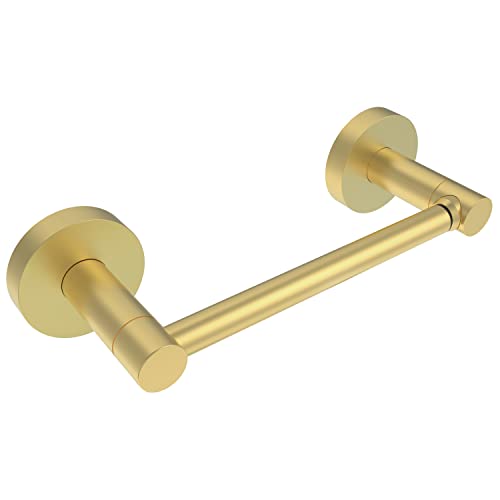 Fixsen Gold Toilet Paper Holder Bathroom Double Post Pivoting Tissue Roll Holder Stainless Steel and Zinc Alloy Wall Mount Detachable Gold 1