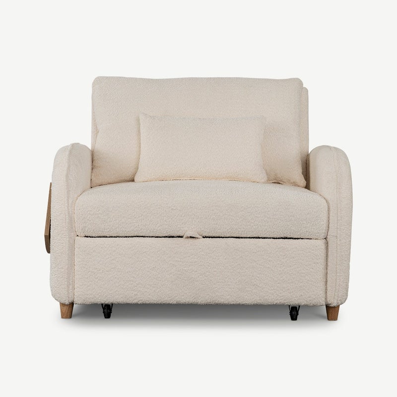 OC HOME Ivory 1 Seater Sofa Bed for All