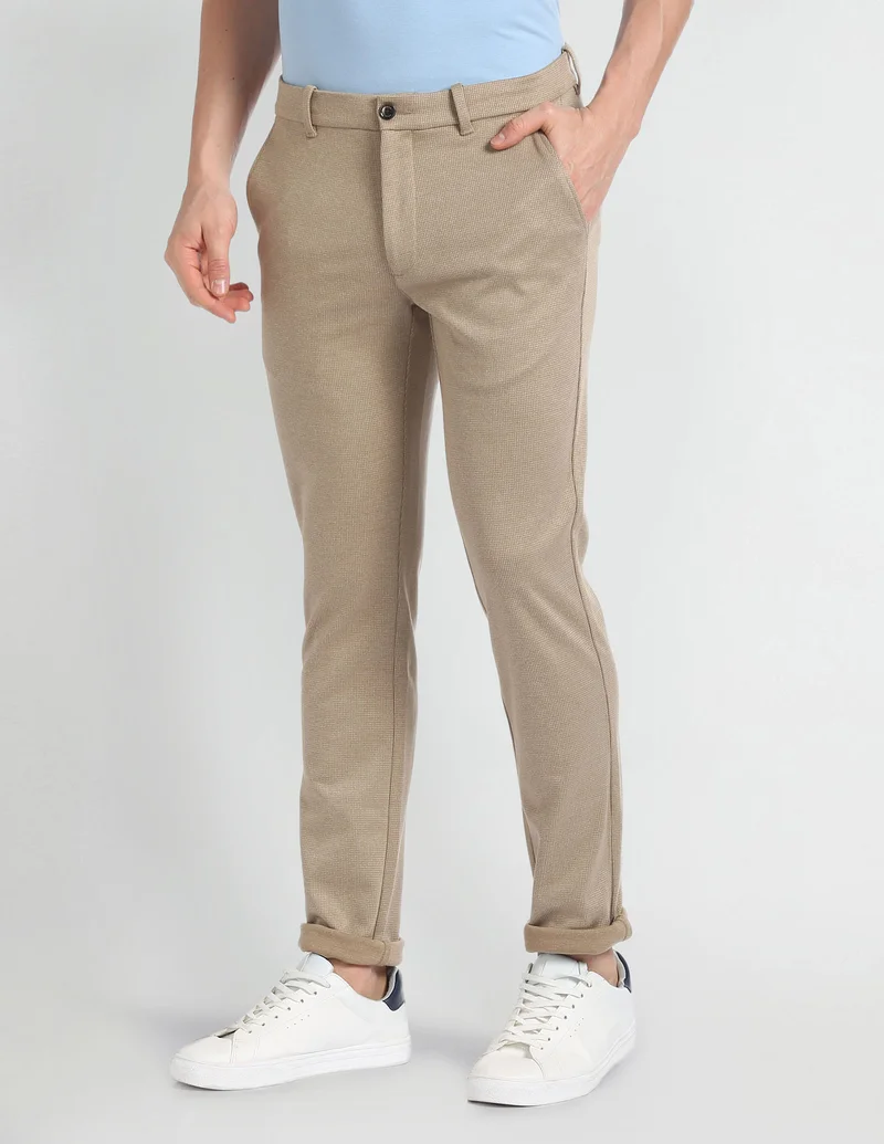 Arrow Khaki ASAGTR2455 ME. KHAKI Mens Trousers for Men | Best Price UAE