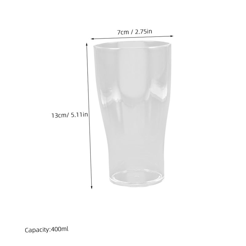 Reusable Plastic Cups 20 Ounce Clear Outdoor Party Beverage Drinkware for Home Events - Image 3