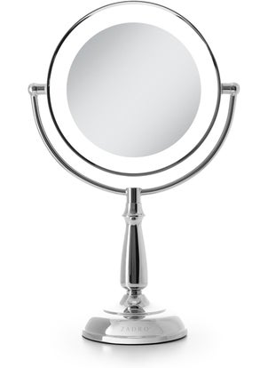 Zadro Zadro 11" Makeup Mirror with Lights and Magnification Dimmable Touch LED Lighted Makeup Mirror with Magnification 10X/1 