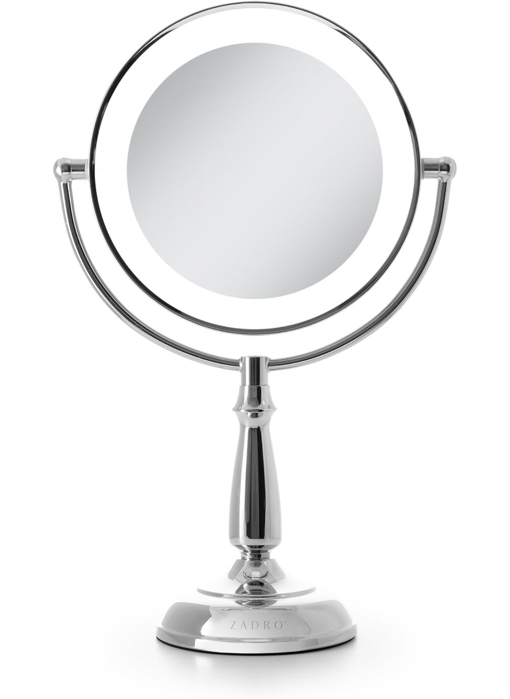 Zadro - Zadro 11" Makeup Mirror with Lights and Magnification Dimmable Touch LED Lighted Makeup Mirror with Magnification 10X/1 - Image 1