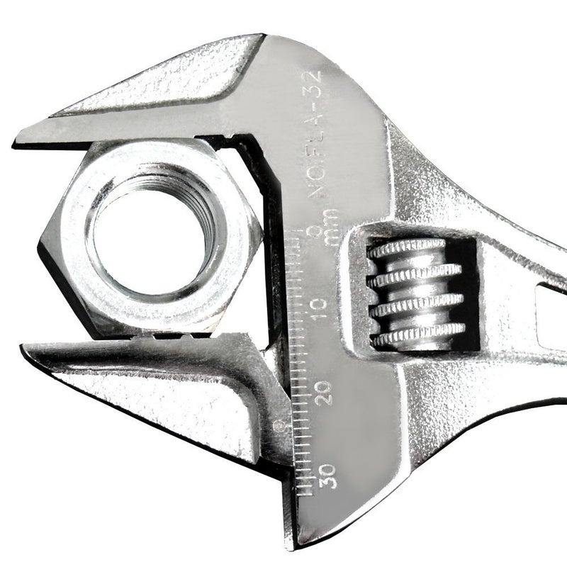 Fujiya Tools  Fls-53G-F  Short Adjustable Wrench With Grip - Image 5