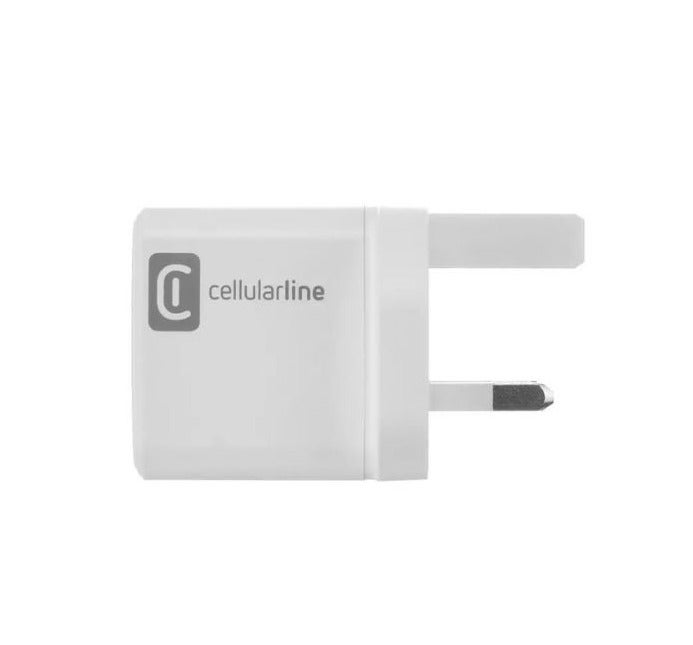 Cellularline USB-C 20W Power Charger, UK Plug Fast Wall Charger with Power Delivery (PD), Compact Type-C Adapter Compatiable with iPhone 15/14/13/12/11, iPad & Android - Image 3