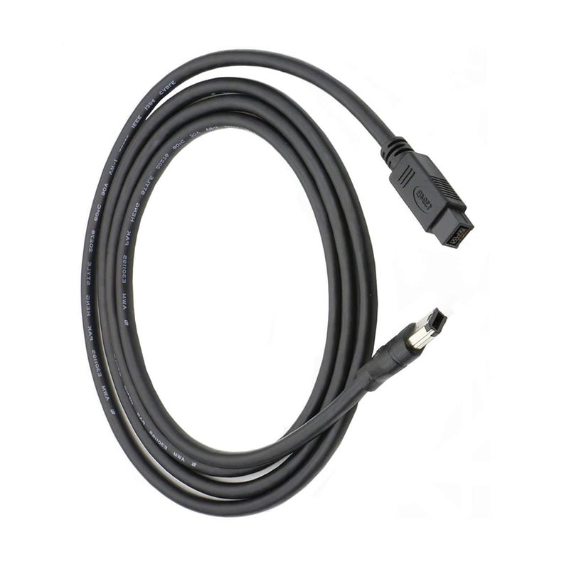 كابل Firewire IEEE1394، محول من منفذ ذكري بـ 6 أطراف إلى منفذ ذكري بـ 9 أطراف، مناسب للطابعات وأجهزة المسح الضوئي والأقراص الصلبة - Image 3