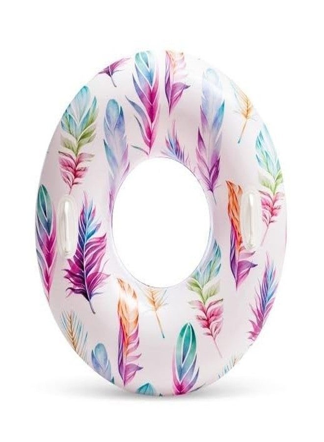 Jilani Swim Ring Inflatable Giant Printed Tube for Swimming Pool 38" Pack of 1 - Image 1