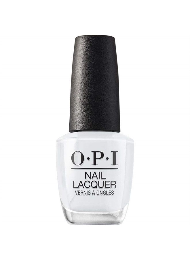 OPI Nail Lacquer, I Cannoli Wear OPI, White Nail Polish, Venice Collection, 0.5 fl oz - Image 1