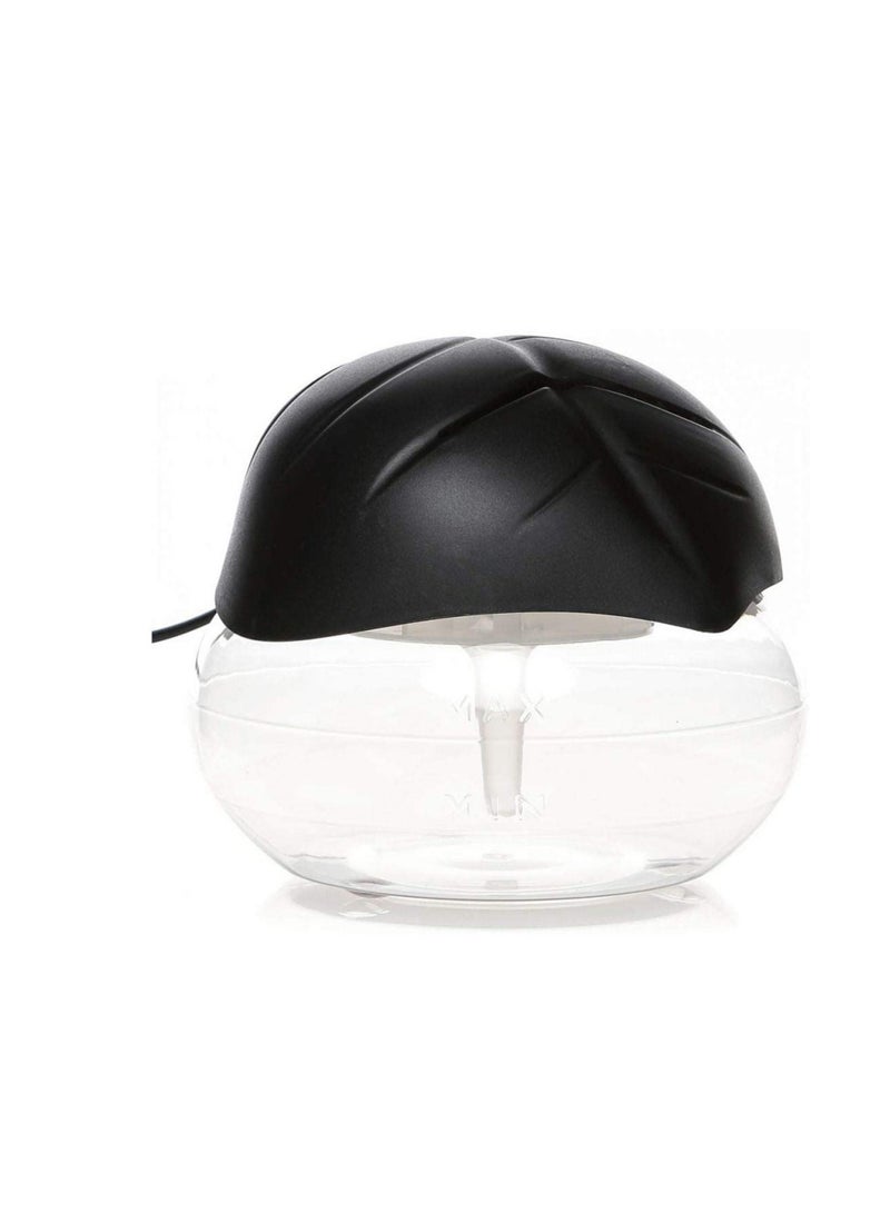 NTECH Leaf Shaped Electrical Water Air Purifier Air Revitalizer Air Freshener Air Humidifier For Your Home Office Kitchen And Office Frag Air Black - Image 1