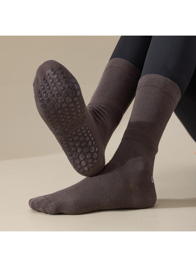 Bluejw Yoga Socks Professional Non-slip Calf Socks Women's Fitness Dance Pressure Long Barrel Pilates Sports Muscle Socks - Image 5
