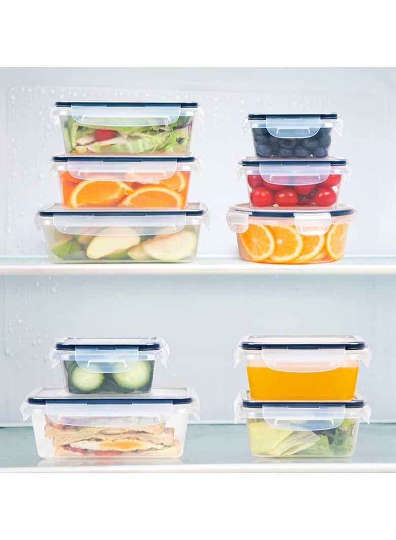 general Multifunctional sealing and fresh-keeping box food storage box sealing box refrigerator plastic preservation bowl microwave heating lunch box - Image 2