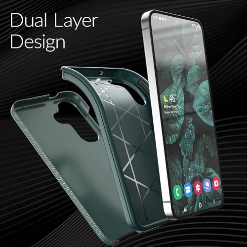 Crave Dual Guard Compatible with Samsung Galaxy S25 Case, Shockproof Protection Dual Layer Case for Samsung Galaxy S25 - Forest Green - Image 4