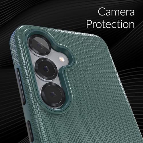 Crave Dual Guard Compatible with Samsung Galaxy S25 Case, Shockproof Protection Dual Layer Case for Samsung Galaxy S25 - Forest Green - Image 3
