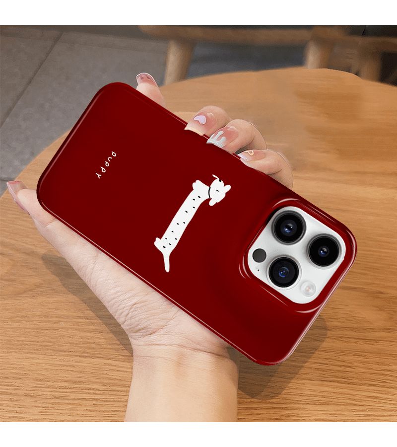 حافظة هاتف لـ iPhone 16 Plus مناسبة للأجهزة 11 و12 و13 و14 و15 وSE، بنمط كوري، مادة فيلمية، مضادة للصدمات بتصميم زاهٍ وواقعي، شاملة الكل متوافقة بألوان متنوعة 1 - Image 2