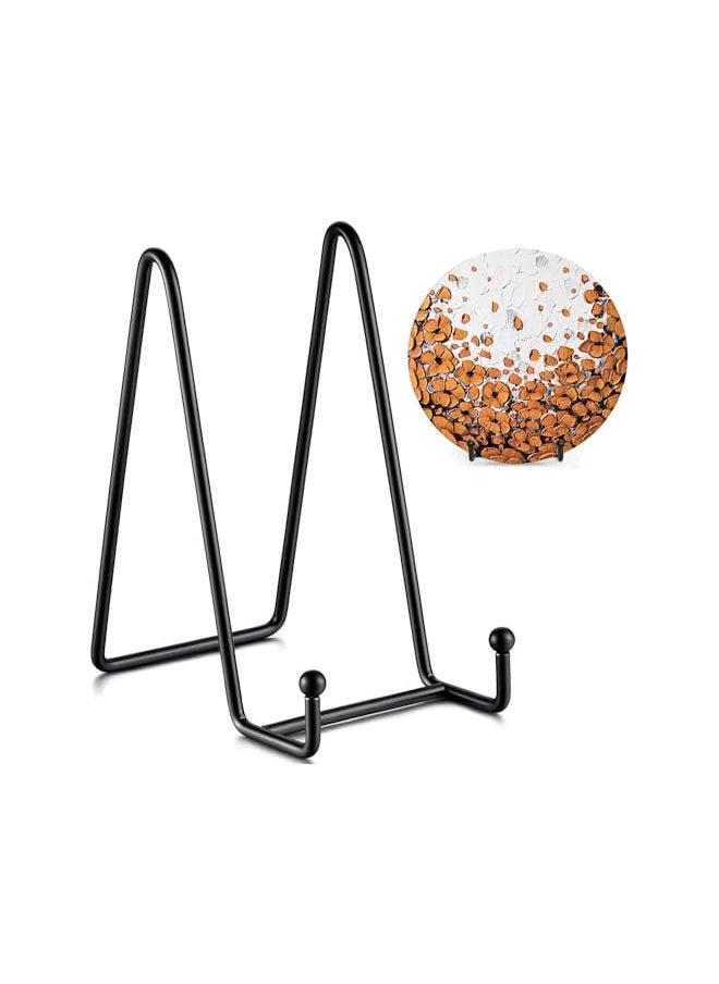 The Bros Plate Stands for Display - 6 Inch Stand + Metal Frame holder stand Picture, Decorative Plate, Book, Photo Easel (2 Pack)  - Image 2