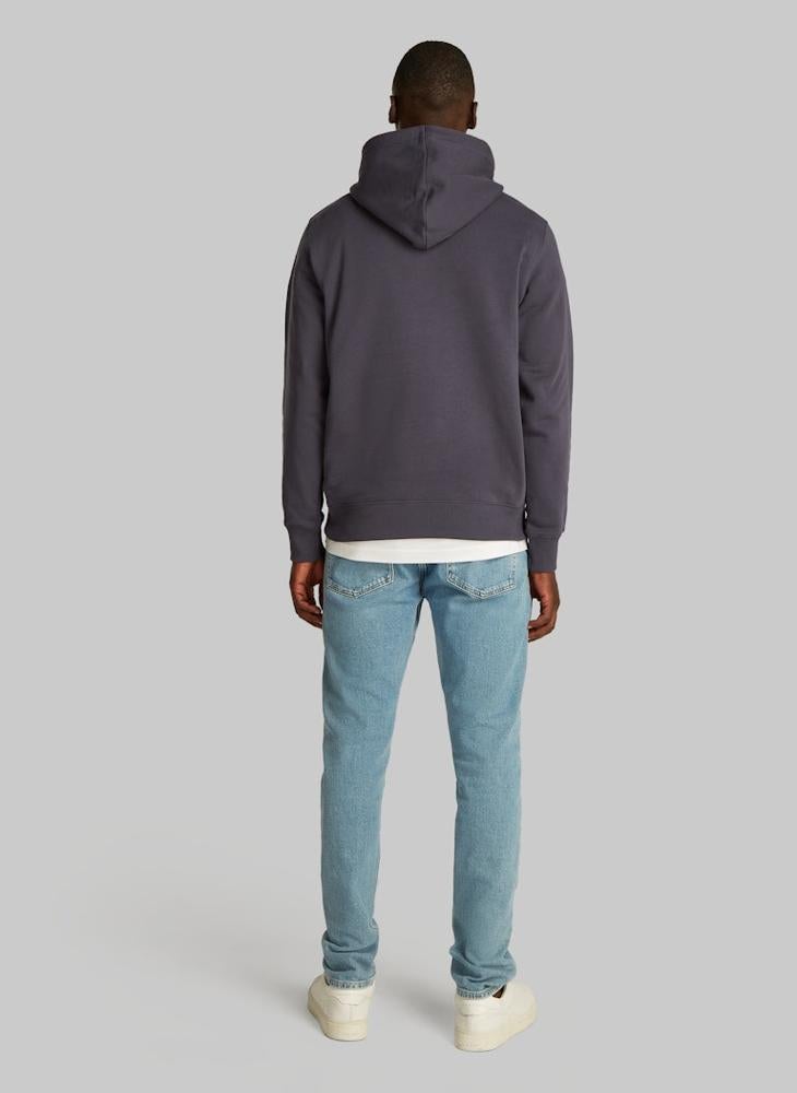 Calvin Klein Jeans - Drawstring Logo Print Hoodie - Image 1