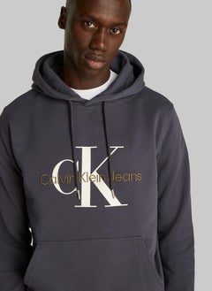 Calvin Klein Jeans Drawstring Logo Print Hoodie  - Image 3
