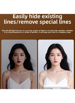Generic Live Chin Light Supplements Special Neck Pattern Lamp For Anchor Face Beauty Light Lamp Neck Double Row Light Lamp Elimination-Specification:[single Lamp-plug-in Type] Neck Fill Light★Touch Dimming★Free Fast Charging Head  - Image 3
