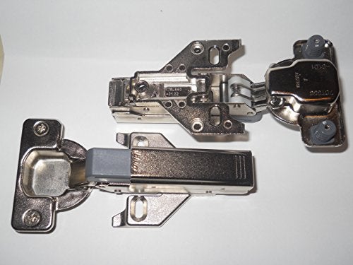 Blum 2 Blum 120 Degree Face Frame Clip On Hinge With Soft Close Adapters & Plates-Full overlay - Image 2