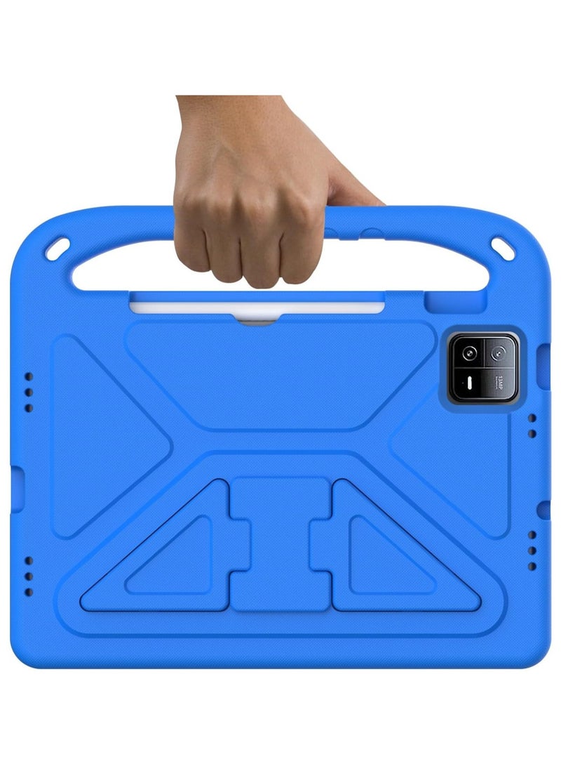 VKL Case Kids Case Compatible with Xiaomi Mi Pad 6/6 Pro 2023 11.2 inch,Light Weight Shock Proof Handle Stand Kids Friendly Protective Cover Case Tablet Slim Cover Shell (blue) - Image 5