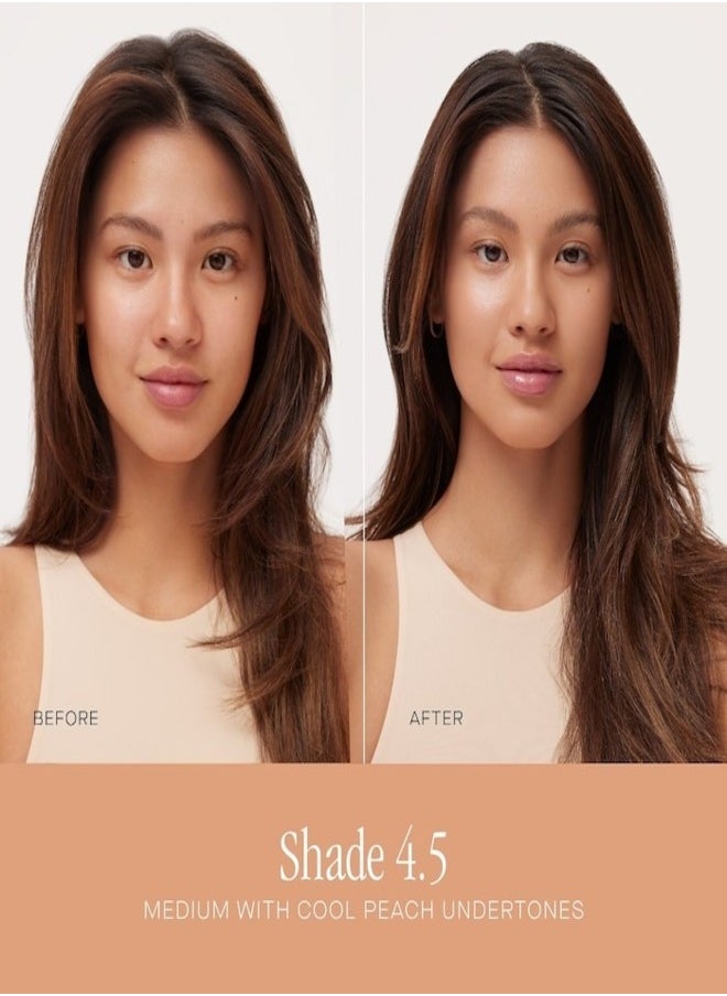 SUMMER FRIDAYS Summer Fridays Sheer Skin Tint with Hyaluronic Acid & Squalane – Lightweight, Hydrating Coverage,  4.5 - Medium with cool peach undertones 30ml  - Image 2