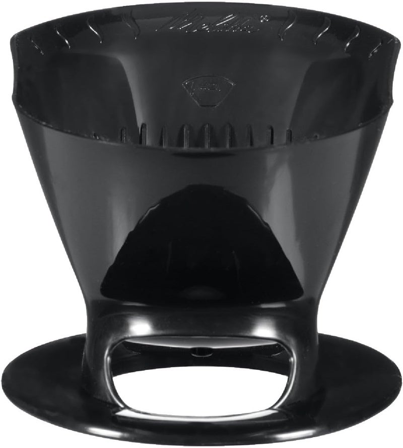 Melitta Filter Coffee Maker Single Cup PourOver Brewer Black 1 Count 640007 - Image 2