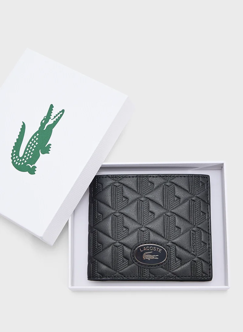 LACOSTE Monogram Billfold Wallets