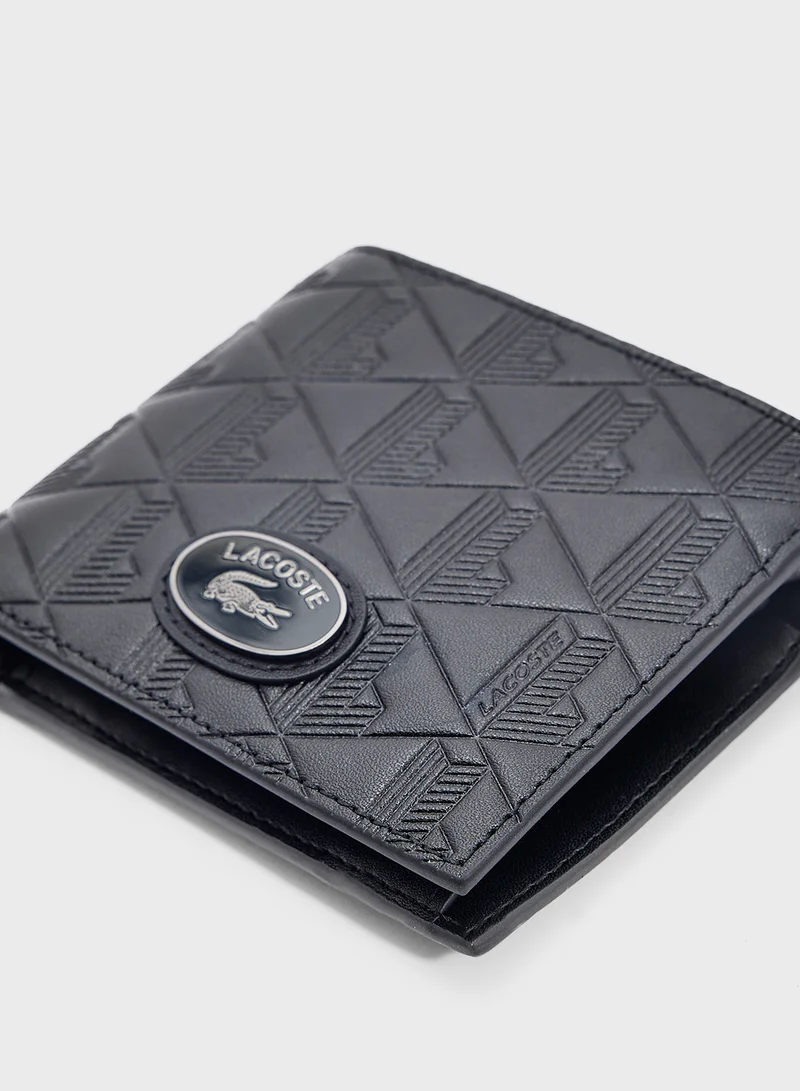 LACOSTE Monogram Billfold Wallets